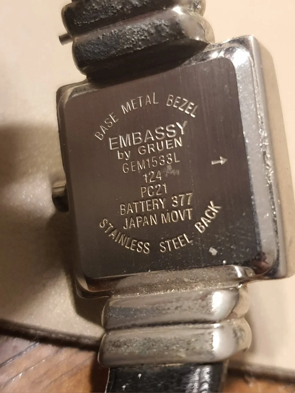 🦋10/$20🦋 Embassy by Gruen Silver/White Women's Cuff Watch